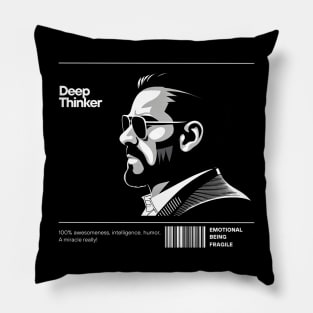 Thinking Man Pillow