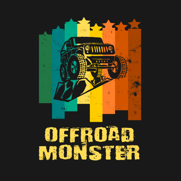 Offroad Monster Jeep gift by Lomitasu