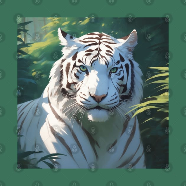 Royal White Tiger by Spaceboyishere