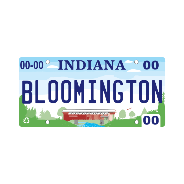 Bloomington Indiana License Plate by zsonn