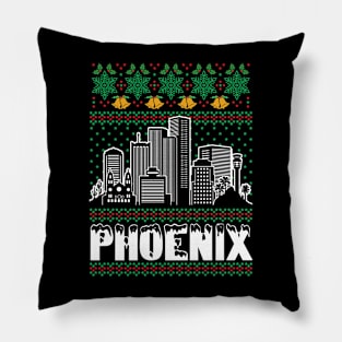 Phoenix Arizona Ugly Christmas Pillow