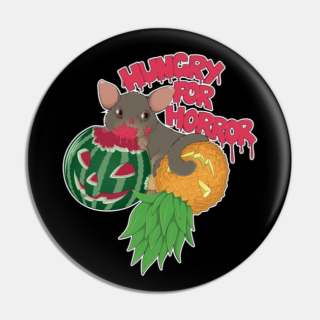 Aussie Halloween: Hungry For Horror Pin by Jaimie McCaw