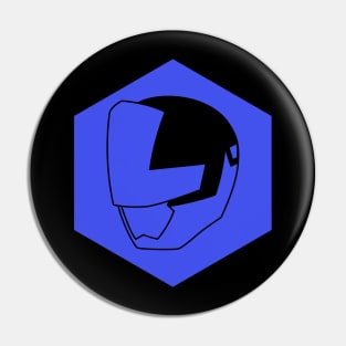 LupinBlue Side Helmet Pin