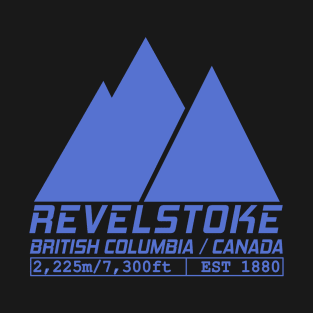 Ski Revelstoke British Columbia Canada Skiing and Snowboarding T-Shirt