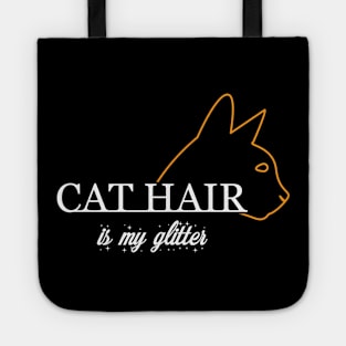 Cat Hair Is My Glitter Tote