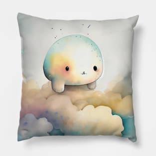 Baby things with big eyes 09 Pillow