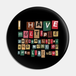 Eclectic Persona Mosaic Pin