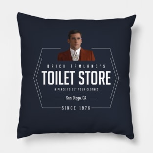 Brick Tamland's Toilet Store Pillow