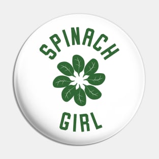 Spinach Girl Fan Pin