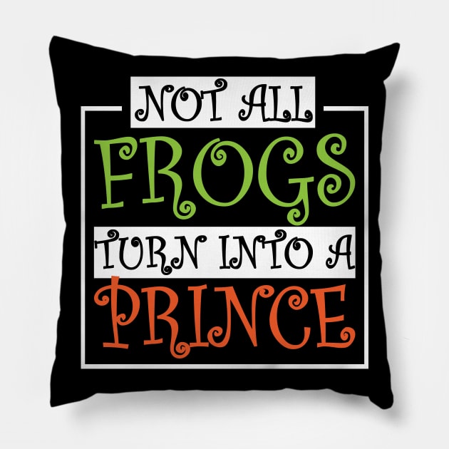 Frogs turn into a Prince Pillow by Dojaja