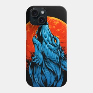 Blood Moon Wolf Phone Case