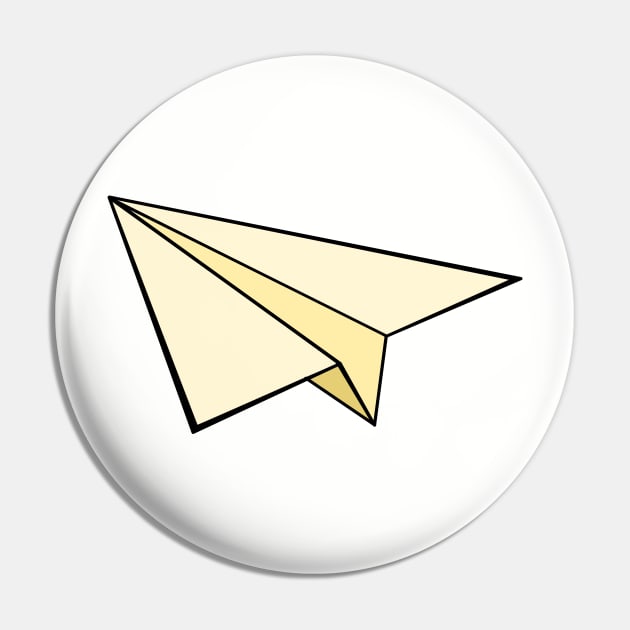 Paper Plane Pin by traditionation