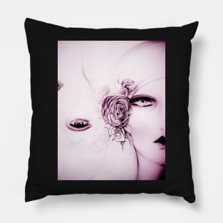 LILAC GIFT SHOP PRINT 70S FACE FASHION TWIN ART DECO POSTER Pillow