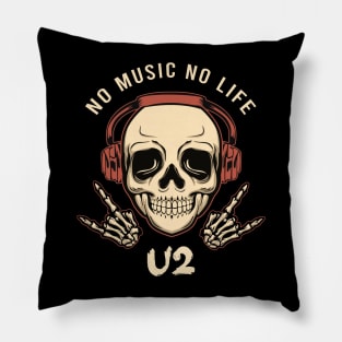 No music no life u2 Pillow