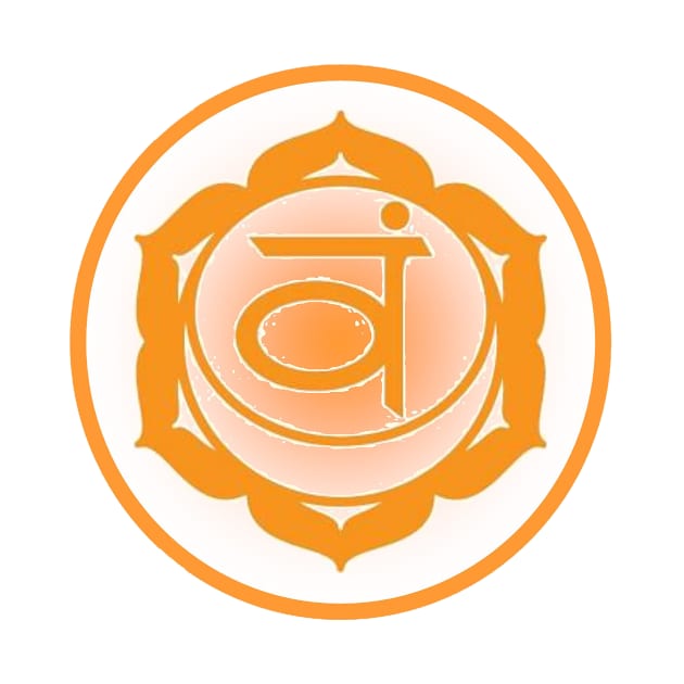 Embrace my emotions Sacral Chakra- White by EarthSoul