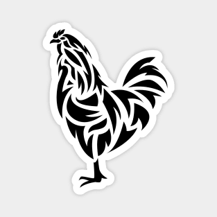 Rooster Tattoo Magnet