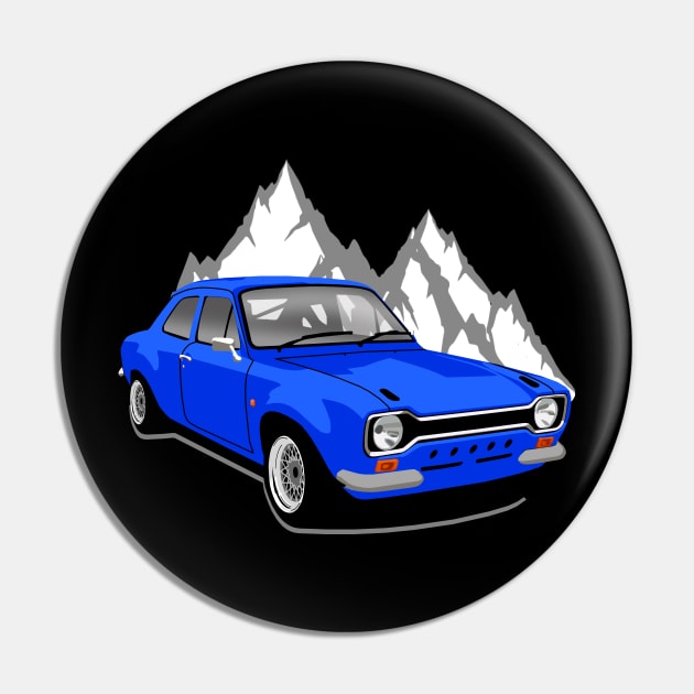 Blue Ford Escort rs 1600 Pin by Rebellion Store