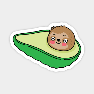 Avocado Sloth Magnet