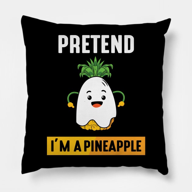 Pretend im a pineapple Pillow by MZeeDesigns