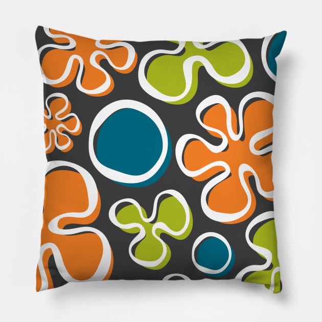 Random Shapes Pattern Pillow by amyvanmeter