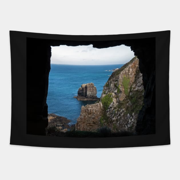 The window in the rock, Sark Tapestry by HazelWright