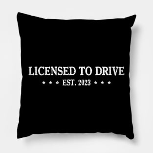 Licensed to drive Pillow