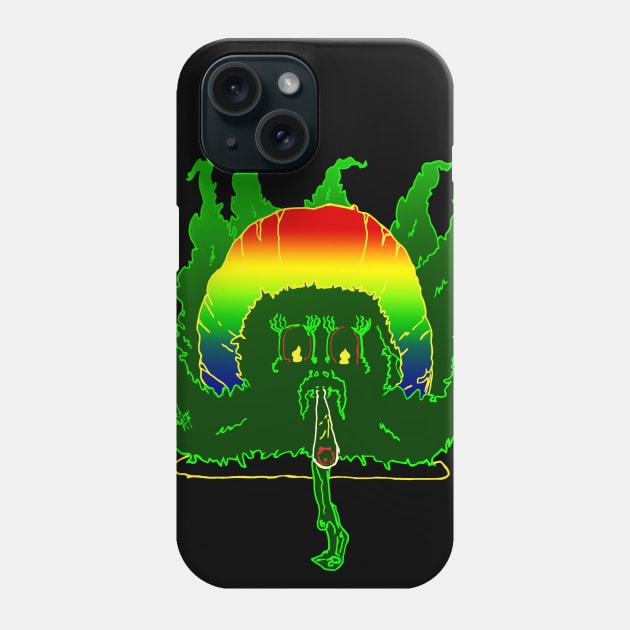 Meditation Weed Phone Case by Gr33nL3afM