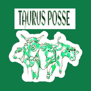 Taurus Posse Emerald Herd - Double-sided T-Shirt