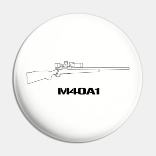 M40A1 Sniper Rifle Pin