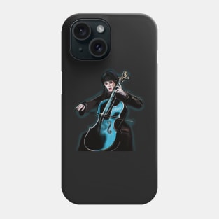 Wednesday Friday Addams Playing Cello Phone Case