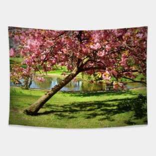 An English Landscaped Park in Spring Tapestry