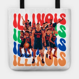 Illinois Fighting Illini Big Ten Champs 2024 Mens Basketball Tote