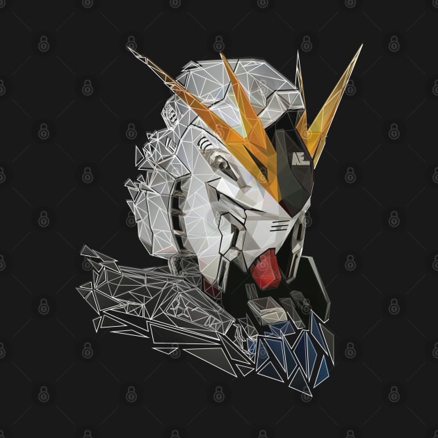 gundam rx-93 lowpoly by Amartwork