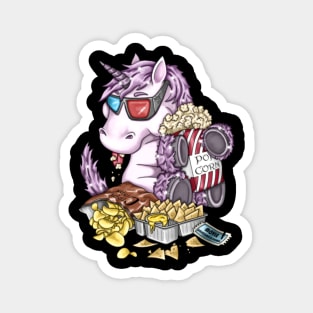 Unicorn Rosy at the cinema - Version Magnet