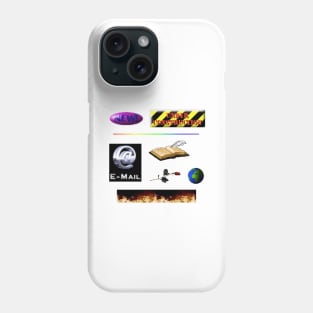 Nineties Internet GIFs - Geocities 90s 1990s Y2K Early 2000s Phone Case