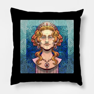 Agripina Minor statue Pillow