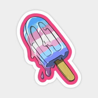 Trans Popsicle Magnet