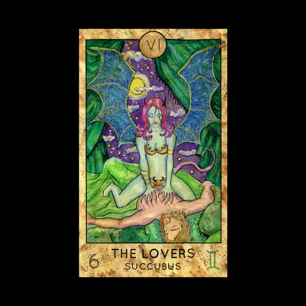 The Lovers. Major Arcana Tarot Card. by Mystic Arts