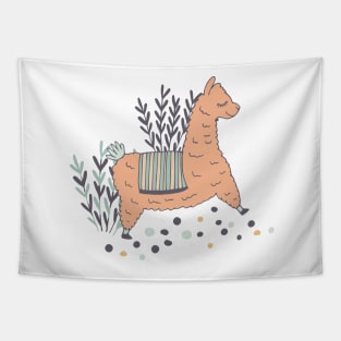 Sleepwalking Llama Tapestry