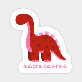 Adorasaurus (love heart dinosaur) Magnet