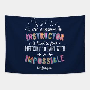 An awesome Instructor Gift Idea - Impossible to Forget Quote Tapestry