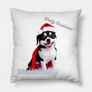 Woofy Christmas Pillow