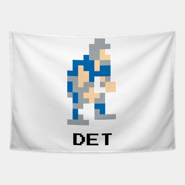 8-Bit Linebacker - Detroit Tapestry by The Pixel League