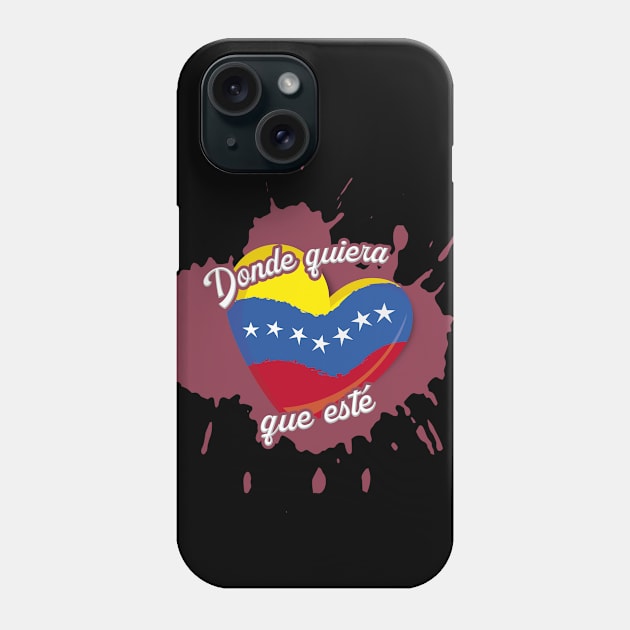 Corazón Venezolano Phone Case by Neyc Design