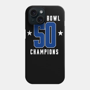 Super bowl 50 Champions Phone Case