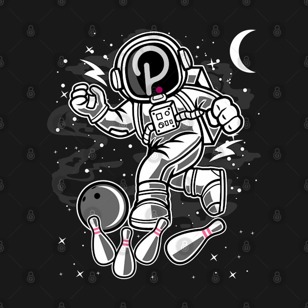 Astronaut Bowling Polkadot DOT Coin To The Moon Crypto Token Cryptocurrency Blockchain Wallet Birthday Gift For Men Women Kids by Thingking About