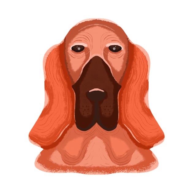 Bloodhound dog by happymonday