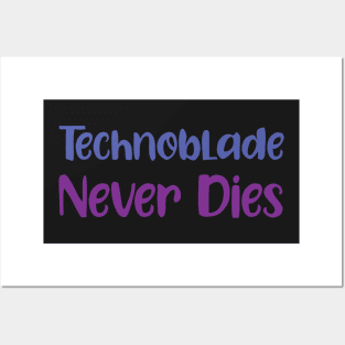 Technoblade never dies - Retro style technoblade merch cosplay - Technoblade  merch - Dream Smp merch Art Print by TeamDzShirts - Pixels