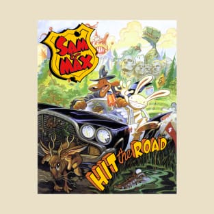 Sam And Max Hit the Road [Text] T-Shirt