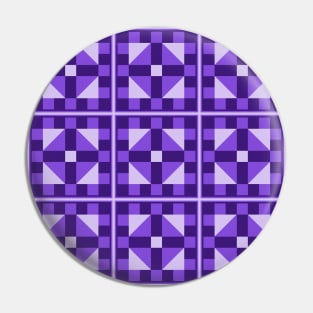 Violet Lincoln's Platform Patchwork Pattern Pin